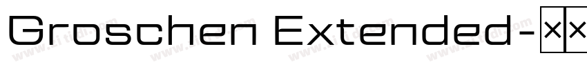 Groschen Extended字体转换